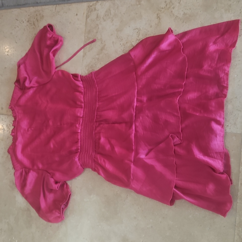 Sam Edelman Fuchsia Ruffled Dress - Picture 8 of 8